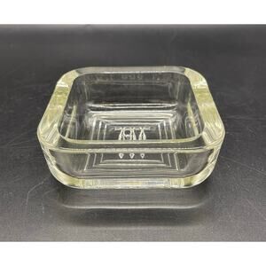 Vintage Art Deco 1940s Toastmaster Hospitality Tray Imperial Glass 3.75” x 3.75